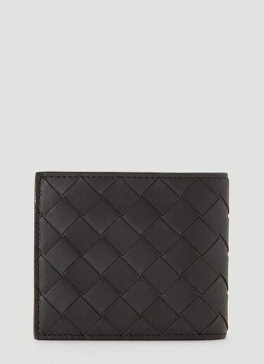 Bottega Veneta Bi-Fold Intrecciato Wallet Black bov0142026