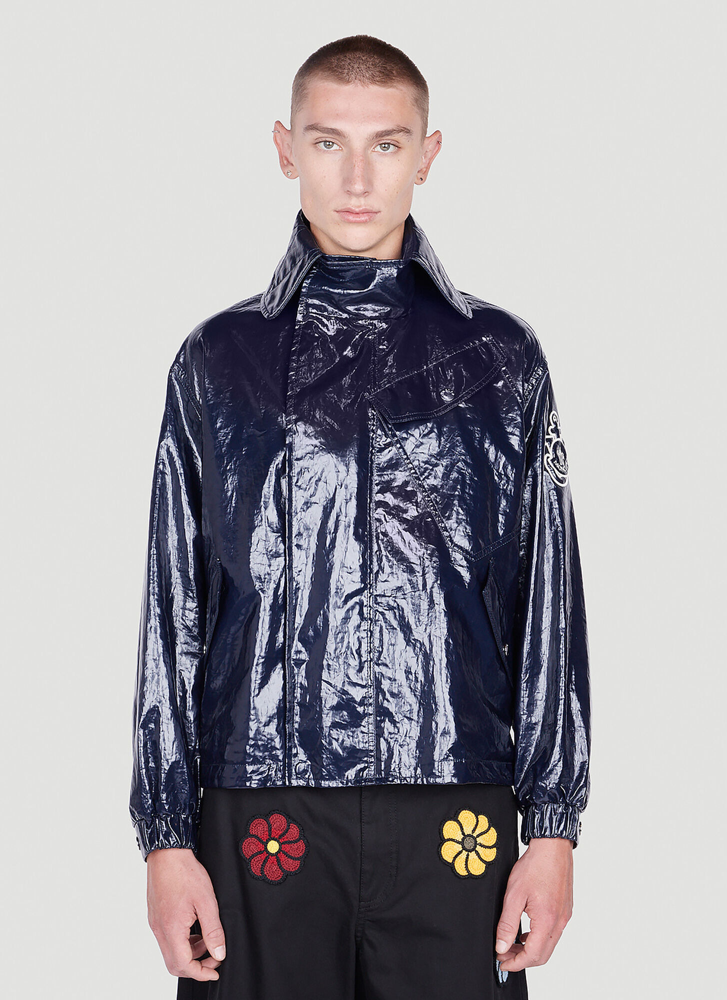 Moncler Genius X Jw Anderson Lochinagar Jacket In Navy