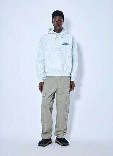 LN-CC® - Stüssy: Wave Oval Sweatshirt - Grey Stüssy Wave Oval Sweatshirt Grey sts0164029