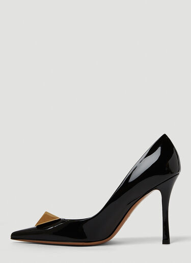 Valentino Maxi Stud High Heels Black val0249017