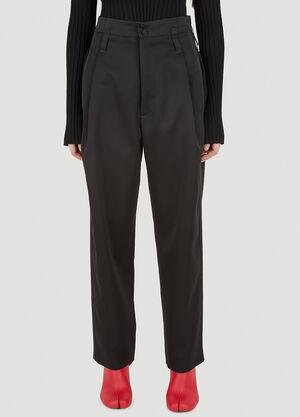 Meryll Rogge Pleated Tuxedo Pants Black mrl0248007