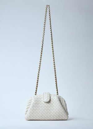 Bottega Veneta Small Lauren 1980 Shoulder Bag White bov0259044