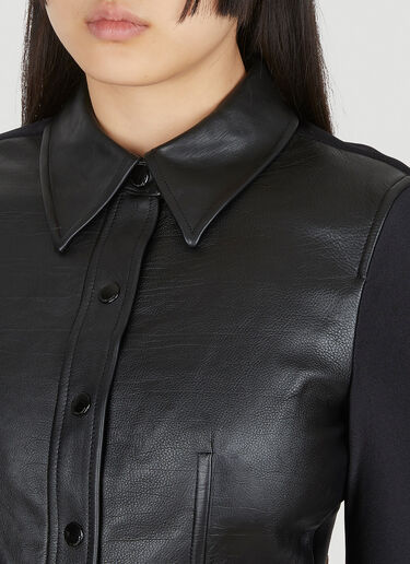 Alexander Wang Coated Shirt Black awg0249032