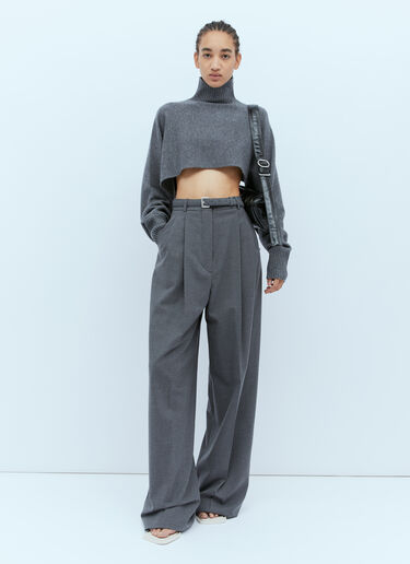 Sportmax Wool-And-Cashmere-Blend Sweater Grey spx0254004