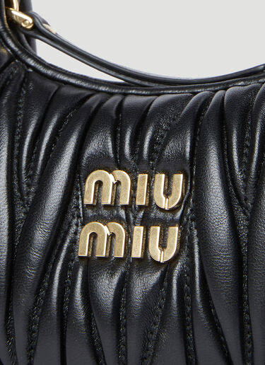 Mini Wander Hobo Bag Miu Miu Mini Wander Hobo Bag Black miu0254059
