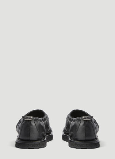 Dries Van Noten Drawstring Slipper Shoes Black dvn0156033