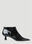 GANNI Pointy Cropped Boots Black gan0251042