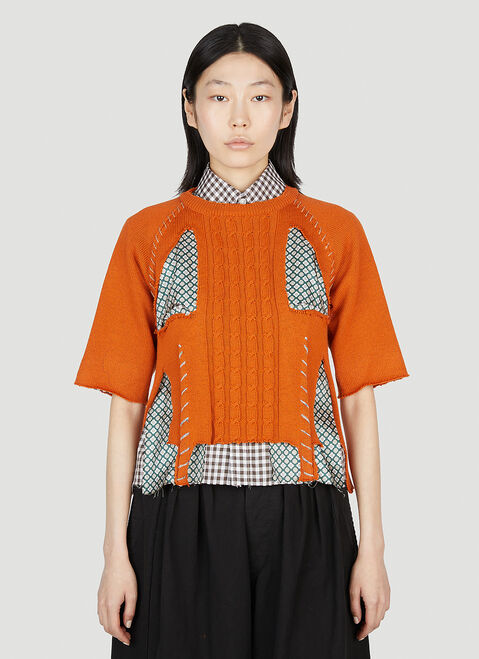 Jacquemus Overlay Knit Top Pink jac0251020