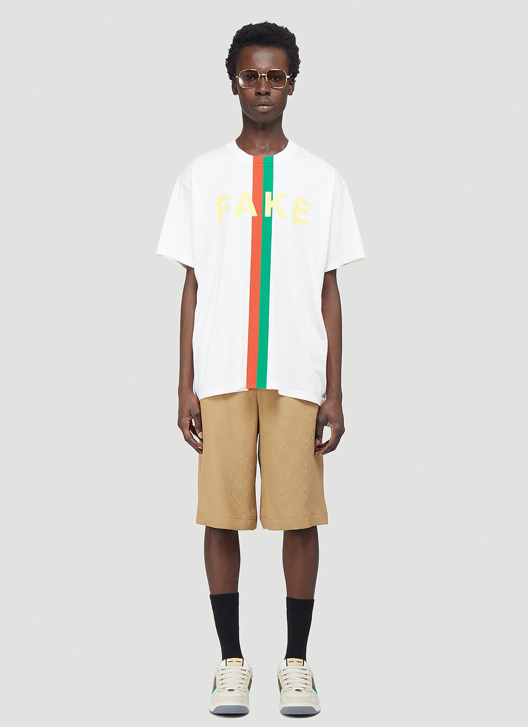 Gucci t shirt and on sale shorts set