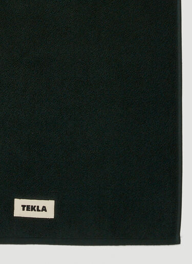 Tekla Logo Patch Bath Mat Green tek0349018
