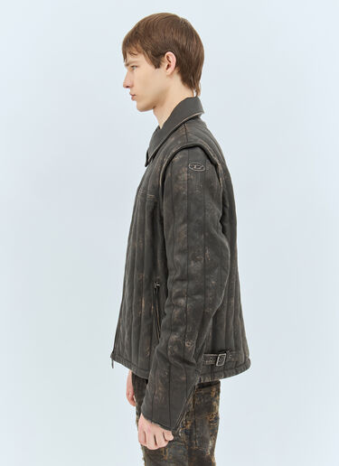 Diesel L-Albert Leather Jacket Black dsl0158001