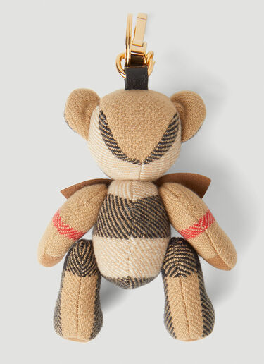 Burberry Thomas Bear with Bow Tie Keyring Beige bur0249061