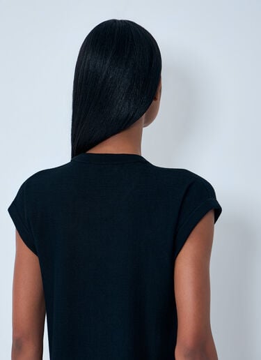 Lemaire Sleeveless Buttoned Top Black lem0264016