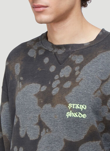 Stain Shade 10.10 Tie-Dye Russell Athletic Sweatshirt Black stn0310016