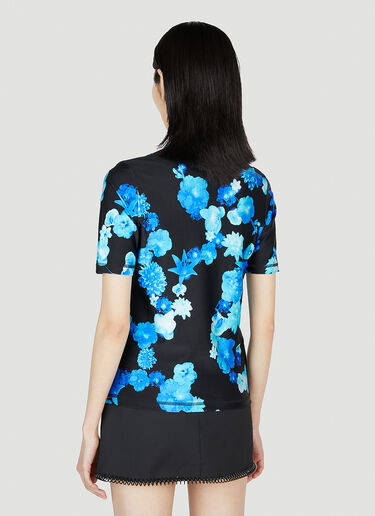 Coperni Floral Print Top Blue cpn0252007