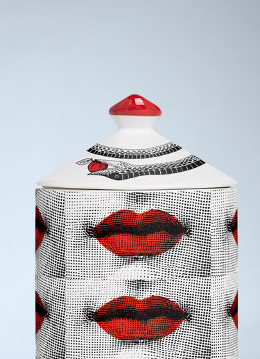 Fornasetti Small Se Poi Bocche Candle Multicolour wps0691906