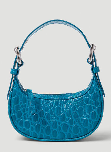 BY FAR Soho Mini Shoulder Bag Blue byf0249005