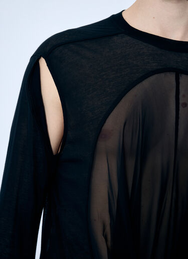 Rick Owens Drain T-Shirt Black ric0159030