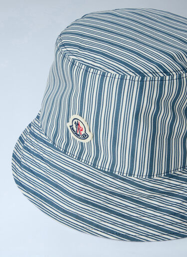 Striped Bucket Hat Moncler Striped Bucket Hat White mon0164020