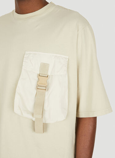 Moncler x JW Anderson Buckle Pocket T-Shirt Grey mjw0349002