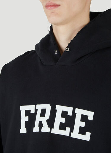 Balenciaga Free Hooded Sweatshirt Black bal0345008