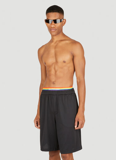 Balenciaga Pride Swim Shorts Black bal0149092