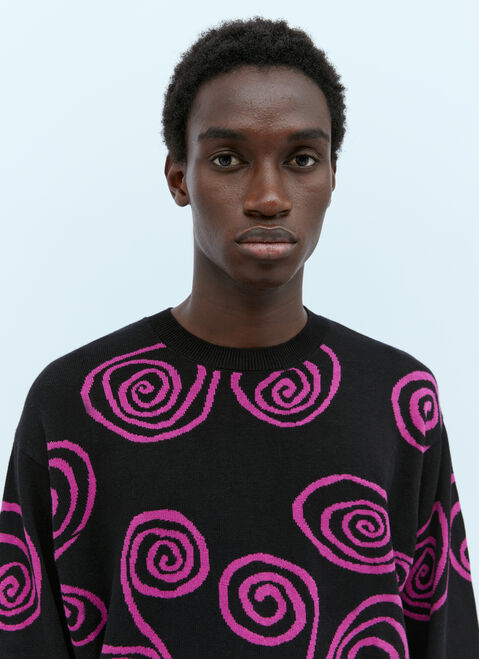 Stüssy Spiral Knit Sweater Black sts0152029
