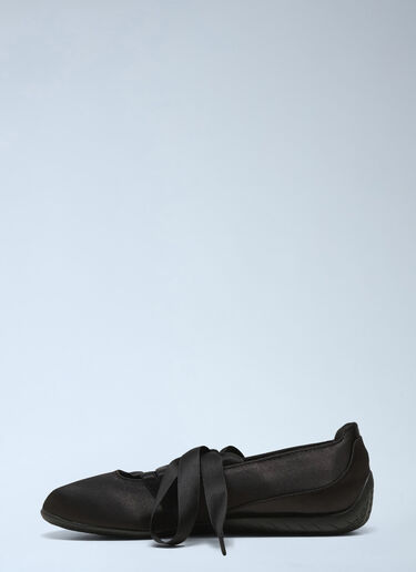 LN-CC® - Puma: Speedcat Ballet Satin Sneakers - Black Puma Speedcat Ballet Satin Sneakers Black pum0262032