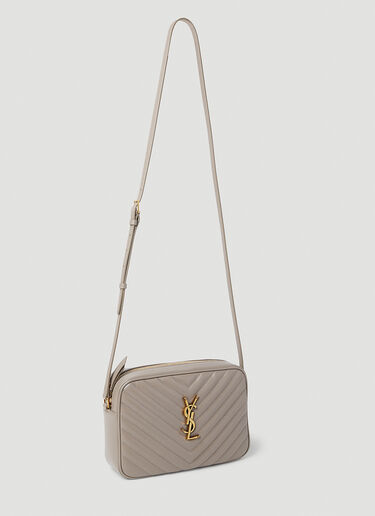 Saint Laurent Lou Matelassé Camera Shoulder Bag Grey sla0253088