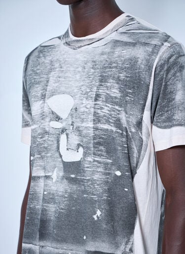 LN-CC® - Acne Studios: トロンプルイユ Tシャツ - グレー Acne Studios トロンプルイユ Tシャツ グレー acn0165053