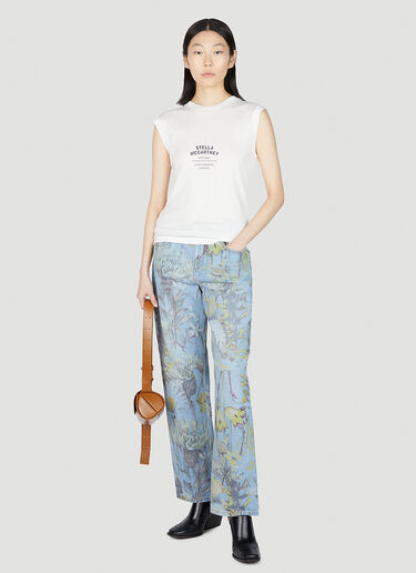 Stella McCartney 올드 본드 스트리트 탱크탑 화이트 stm0251010