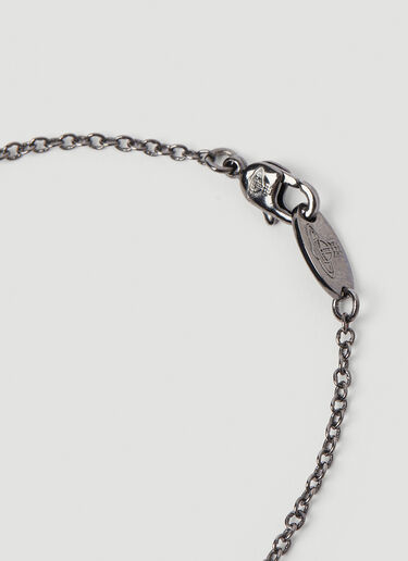 Vivienne Westwood 맨 리치몬드 펜던트 네크리스 다크 그레이 vvw0152070