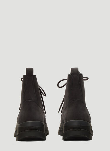 Moncler Ulysse Suede Boots Grey mon0138014
