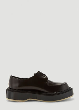 Buffalo Source x Herrensauna X Undercover Type 54C Mirror Derby Shoes Black bsh0155001
