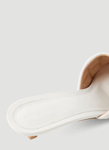 Bottega Veneta 白软垫小猫跟穆勒鞋 白色 bov0251083