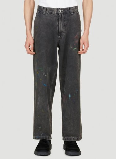 Maison Margiela 做旧牛仔裤 黑色 mla0150010