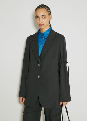 Max Mara Tailored Suit Blazer Navy max0255028