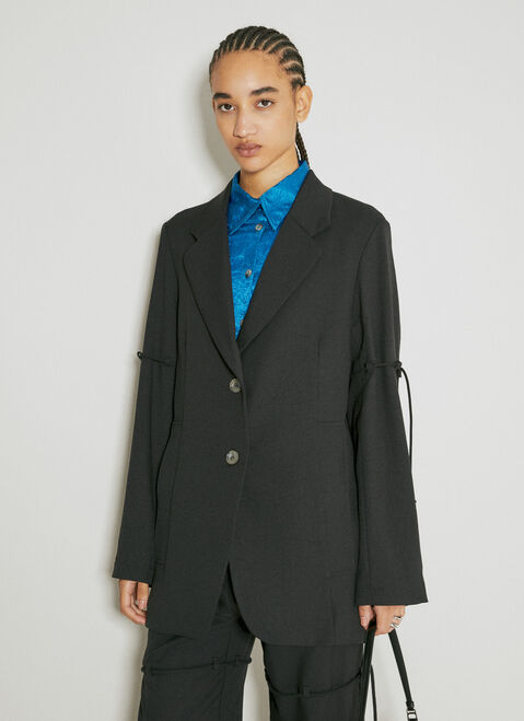 Song for the Mute Tailored Suit Blazer Blue sfm0254004