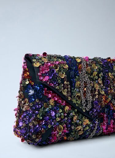 Dries Van Noten Sequin-Embellished Clutch Bag Multicolor dvn0263023
