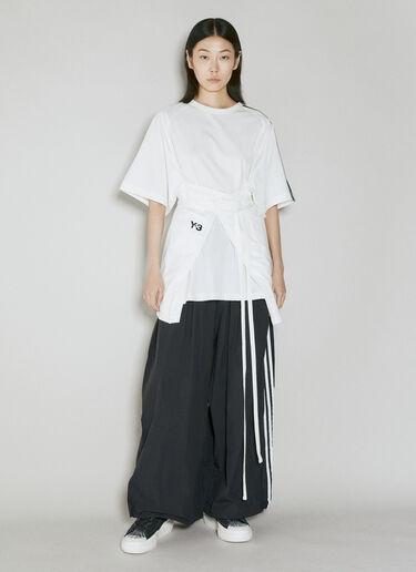 Y-3 Sail Closure T-Shirt White yyy0254006