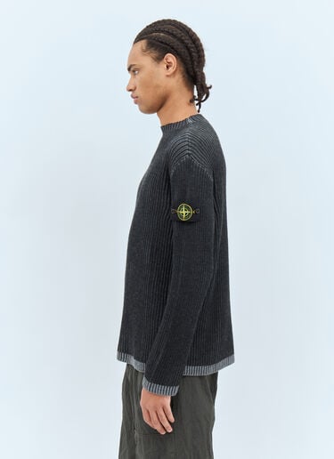Stone Island Dual-Tone Sweater Black sto0158039
