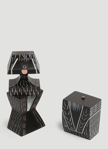 Vitra Dog Wooden Doll Black wps0644764