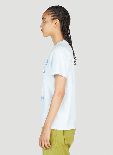 Have A Nice Day T-Shirt GANNI Have A Nice Day T-Shirt Blue gan0253080