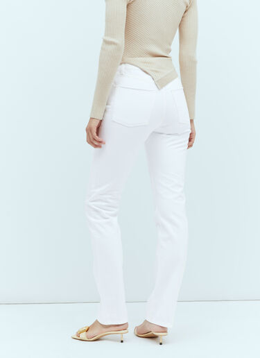 Jacquemus Le De Nimes Linon ジーンズ ホワイト jac0254027