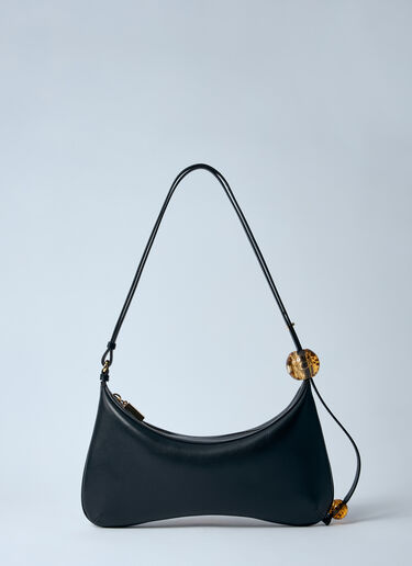 Jacquemus Le Bisou Perle Shoulder Bag Black jac0260024