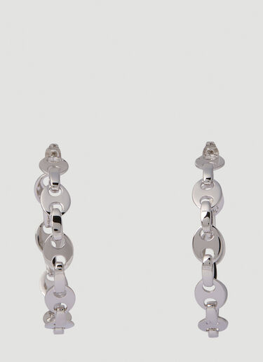 Eight Nano Hoop Earrings Rabanne Eight Nano Hoop Earrings Silver pac0252046
