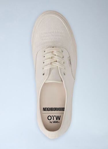 LN-CC® - Vans: OTW Authentic 44 x Neighborhood Sneakers - White Vans OTW Authentic 44 x Neighborhood Sneakers White van0166001