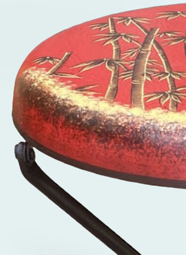 Les-Ottomans Folding Stool Multicolour wps0691374