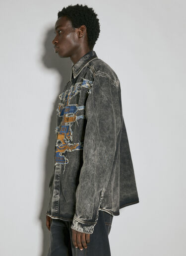 Y/PROJECT Paris' Best 牛仔衬衫  黑色 ypr0153009