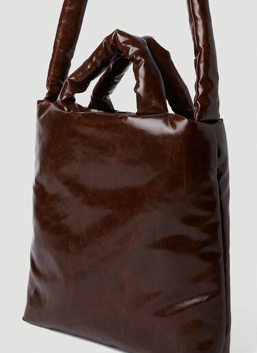 KASSL Editions Pillow Oil Small Tote Bag Brown kas0251015